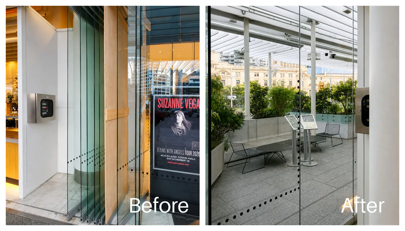 Smashed bi-fold repair